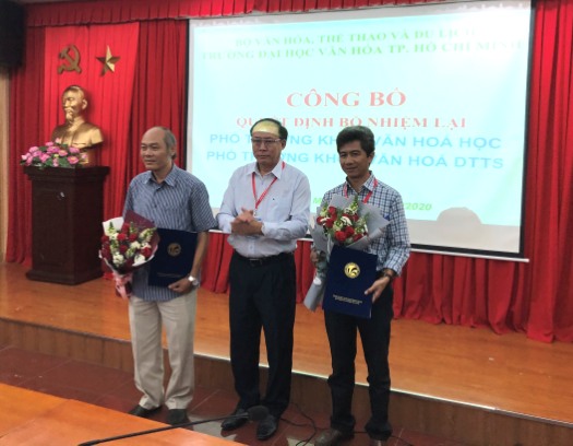 BỔ NHIỆM LẠI LÃNH ĐẠO KHOA VĂN HÓA DÂN TỘC THIỂU SỐ