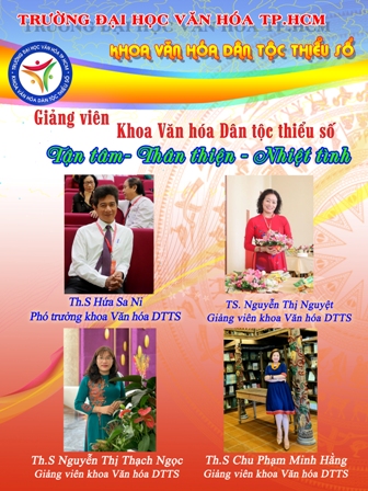 Hoạt động đào tạo của Khoa Văn hóa dân tộc thiểu số